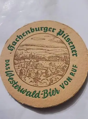 Bierdeckel - Westerwald Brauerei Hachenburg