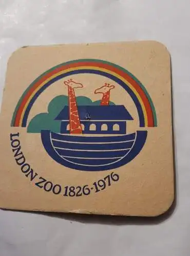 Bierdeckel - London Zoo 1826-1976