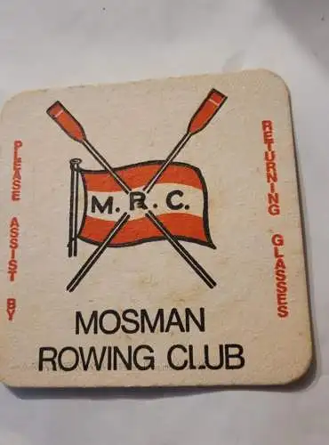 Bierdeckel - Mosman Rowing Club