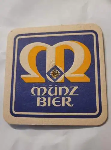Bierdeckel - Münz Bier