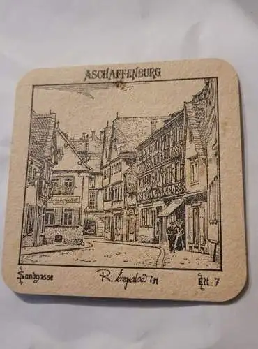 Bierdeckel - Traditionsverein Aschaffenburg 1985