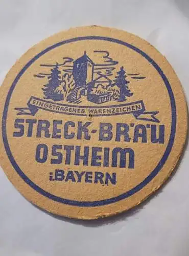 Bierdeckel - Streck Bräu Ostheim