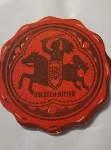 Bierdeckel - Holsten Ritter