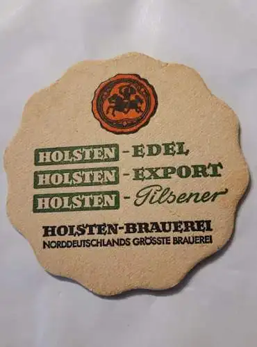 Bierdeckel - Holsten Ritter