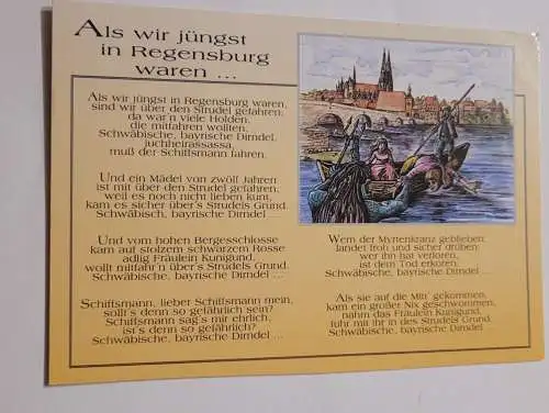 Als wir jüngst in Regensburg waren