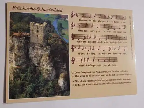 Fränkische-Schweiz-Lied