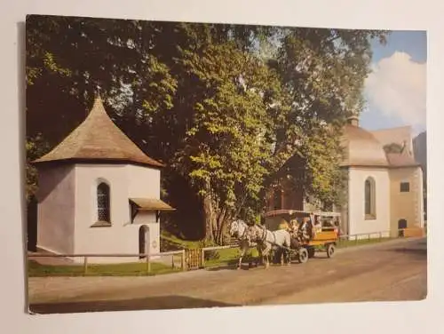 Oberstdorf / Allgäu Loretto-Kapelle mit Stellwagen