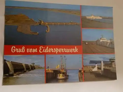 Gruß vom Eidersperrwerk