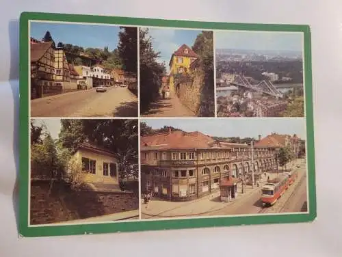 Dresden Blick von der Grundstraße zur HO Gaststätte Luisenhof