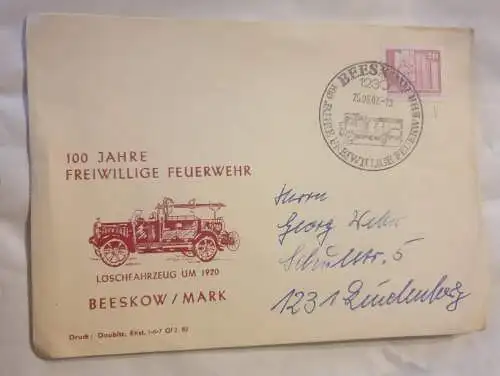 100 Jahre Freiwillige Feuerwehr Beeskow/Mark