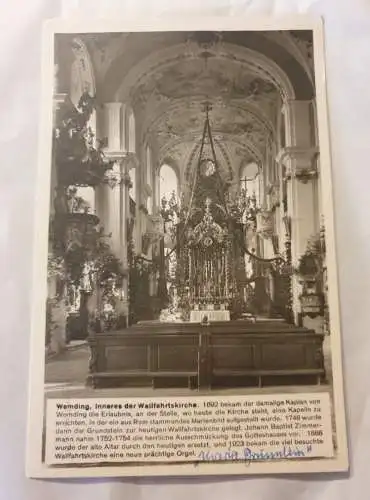 Wemding - Inneres der Wallfahrtskirche