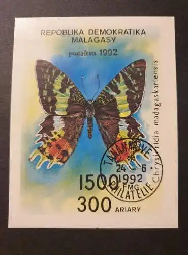 Madagaskar - Schmetterling - Ariary 1992