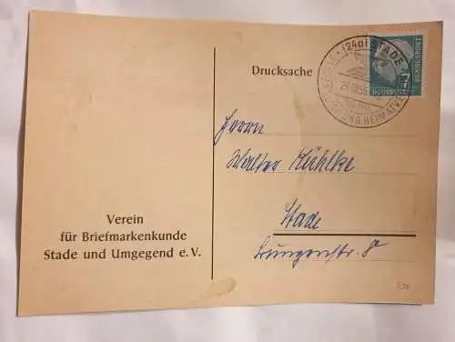 Stempel - Stader Geschichts und Heimatverein 1956