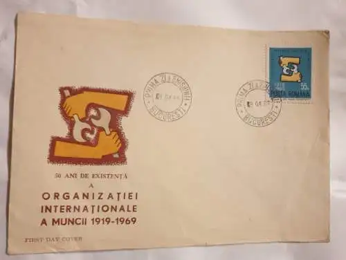 Organizatiei Internationale a Muncii 1919 - 1969 - Posta Romana