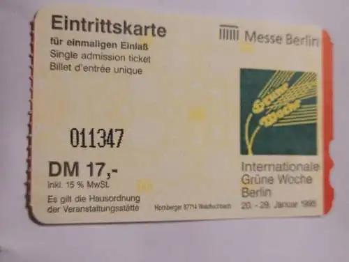 Tageskarte - Internationale Grüne Woche Berlin (2)