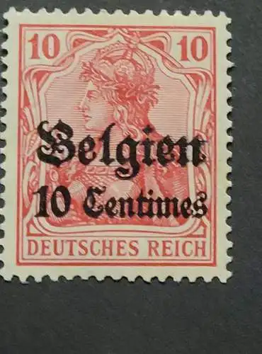 Deutsches Reich  - Belgien 10 Centimes