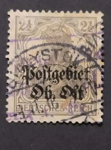 Deutsches Reich - Postgebiet Ob. Ost.
