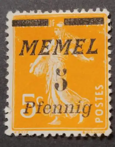 Memel - 5 Pfennig