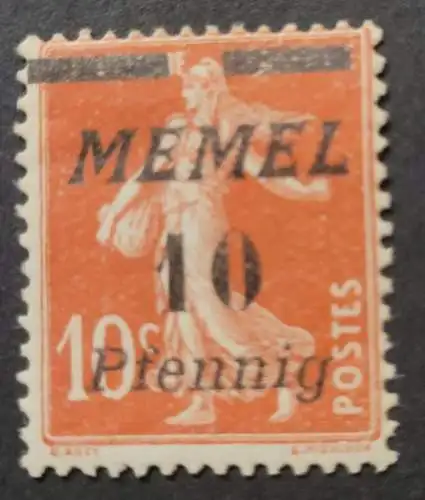 Memel - 10 Pfennig
