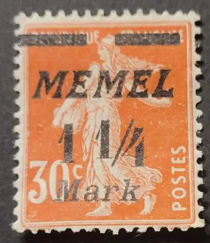 Memel - 1 1/4 Mark