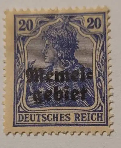 Deutsches Reich 20 - Memelgebiet