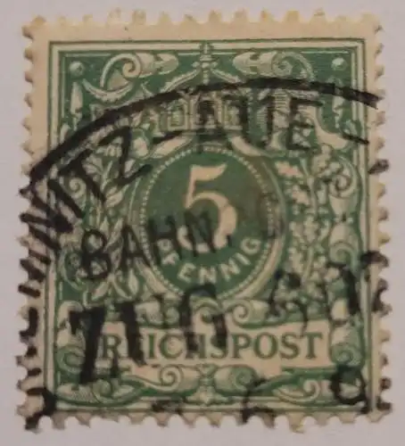 Reichspost - 5 Pfennig