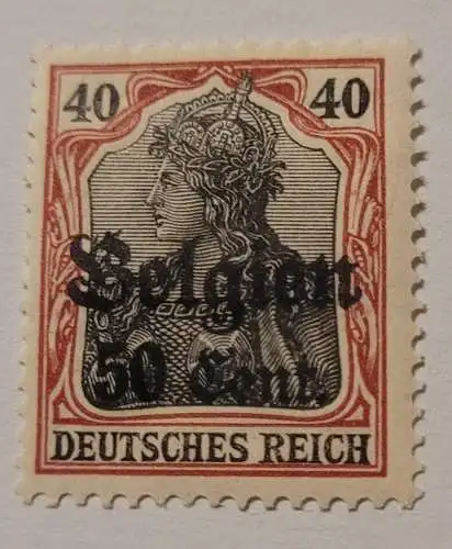 Deutsches Reich - Besetzung Belgien 50 Cent.