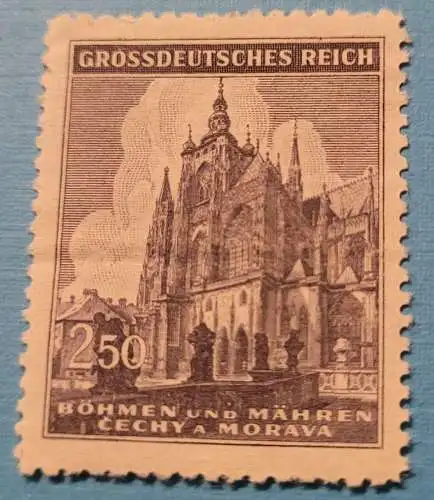 Grossdeutsches Reich - Böhmen und Mähren 2,50