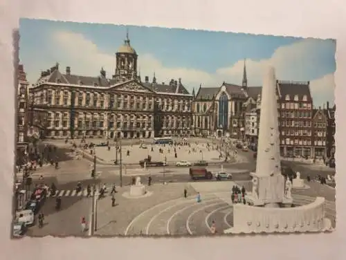 Amsterdam - Dam mit königlichem Schloss und National Denkmal