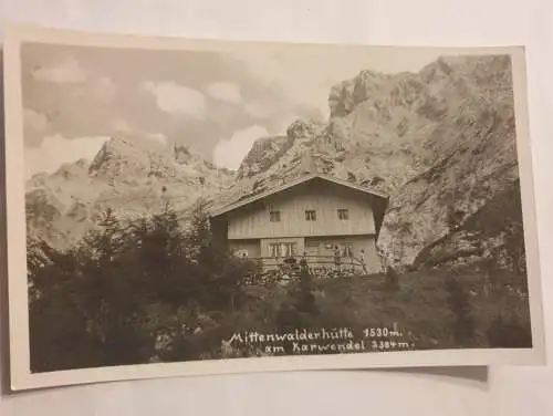 Mittenwalderhütte am Karwendel