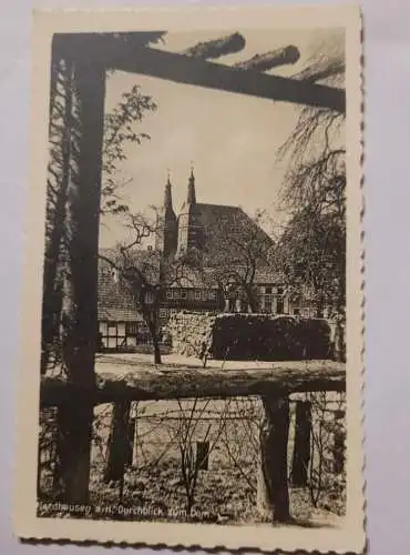 Nordhausen - Durchblick zum Dom