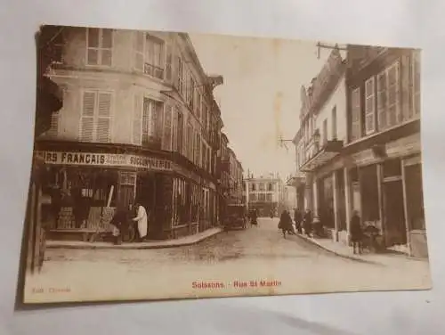 Frankreich  - Soissons. Rue St-Martin