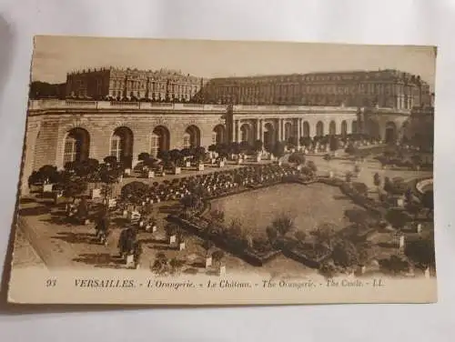Versailles - Die Orangerie. Das Schloss