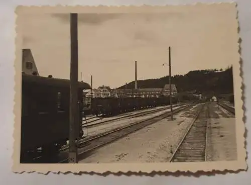 Waggons am Bahnhof