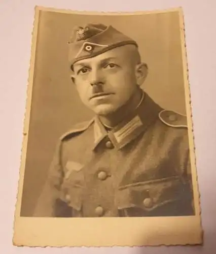 Soldat der Wehrmacht in Uniform - Foto Hartmann W. Dillersbach