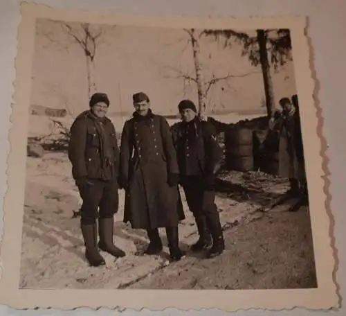 3 Wehrmachts Soldaten im Schnee 1942