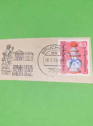 Sonderstempel 250 Jahre Schloss Bruchsal