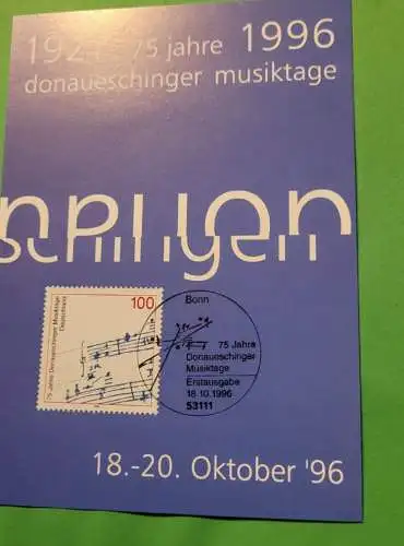 75 Jahre Musiktage Donaueschingen