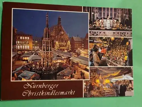 Nürnberger Christkindlesmarkt - Stempel Heidenheimer Weihnachtsmarkt 1985