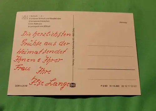 Postkarte - Greiz