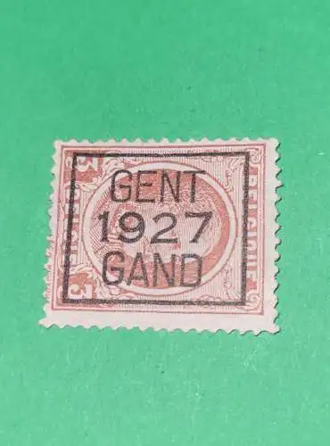 Belgien - 3 cent - Stempel Gent 1927 Gand