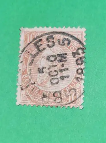 Belgien - 10 cent - Stempel 1893