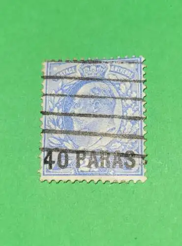 König Edward VII Postage und Revenue 40 Paras