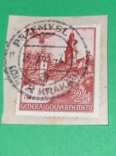 Generalgouvernement 24 - Stempel Krakau