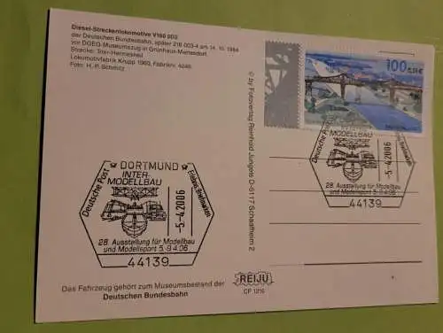 Diesellok  - Sonderstempel Inter Modellbau