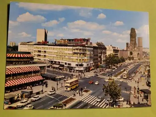 Berlin Kurfürstendamm und Kaiser Wilhelm Gedächtniskirche