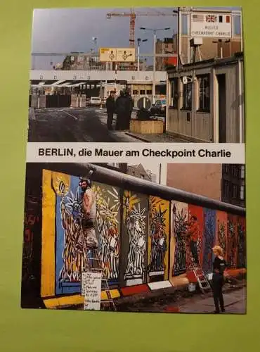 Berlin die Mauer am Checkpoint Charlie