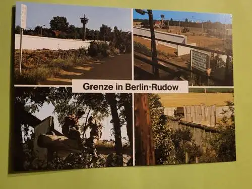 Berlin - Die Mauer - Grenze in Berlin Rudow