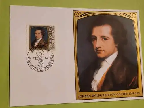 Liechtenstein - Johann Wolfgang von Goethe