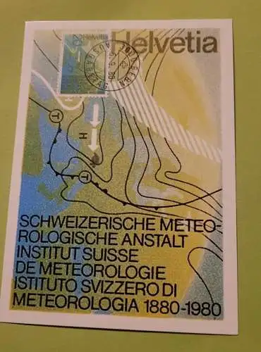 Schweiz - Wetterkarte